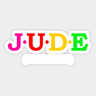 Jude - From Judea. Sticker